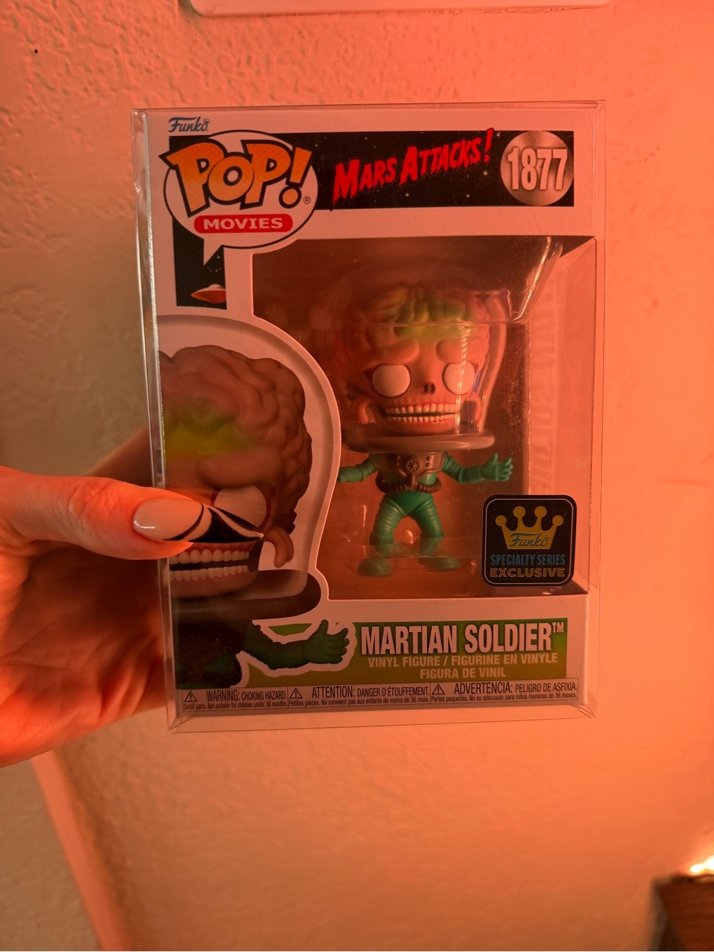 Funko POP! Mars Attacks Martian Soldier Vinyl Figure - Green